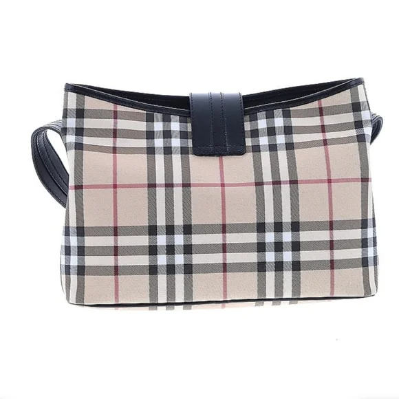 Burberry Black and Cream Shoulder Bag with Signature Check New w/o Tags Dustbag! - Picture 2 of 7